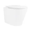 Унитаз напольный Qtap Swan безободковый с сиденьем Soft-close QT16223178W- Фото 1