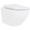 Унитаз подвесной Qtap Jay Ultra Quiet безободковый с сиденьем Soft-close (QT07335175W)- Фото 1