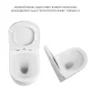 Унитаз подвесной Qtap Robin Ultra Quiet безободковый с сиденьем Soft-close (QT13332381AW)- Фото 2