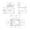 Унитаз подвесной Qtap Robin Ultra Quiet безободковый с сиденьем Soft-close (QT13332381AW)- Фото 4