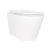 Унитаз подвесной Qtap Scorpio безободковый с сиденьем Soft-close белый (QT14332380AW)- Фото 1