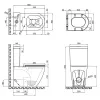 Унитаз-компакт Qtap Robin безободковый с сиденьем Soft-close (QT13222141ARW)- Фото 4