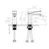 Змішувач для біде Qtap Slavonice Black Matt (QTSLA255BLM45922)- Фото 4