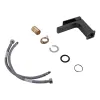 Смеситель для раковины Qtap Gemini Gunmetal Black (QTGEM270GMB45676)- Фото 2
