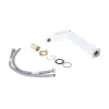 Смеситель для раковины Qtap Gemini высокий Chrome/White (QTGEM269CRW45679)- Фото 2