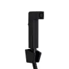 Змішувач для раковини Qtap Gemini з гігієнічним душем Black Matt (QTGEM272BLM45690)- Фото 2