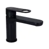 Змішувач для раковини Qtap Jay Black Matt (QTJAY270BLM45545)- Фото 1