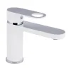 Смеситель для раковины Qtap Jay Chrome/White (QTJAY270CRW45551)- Фото 1
