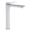 Смеситель для раковины Qtap Presto высокий Chrome/White (QTPRE269CRW45577)- Фото 1