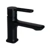 Змішувач для раковини Qtap Taurus Black Matt (QTTAU270BLM45660)- Фото 1
