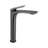 Смеситель для раковины Qtap Vlasta New высокий Gunmetal Black (QTVLA269GMB45653)- Фото 1