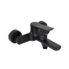 Змішувач для ванни Qtap Slavonice Black Matt (QTSLA259BLM45918)- Фото 1