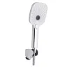 Змішувач для ванни Qtap Gemini з душовим гарнітуром хром/білий (QTGEM259CRW45683)- Фото 3