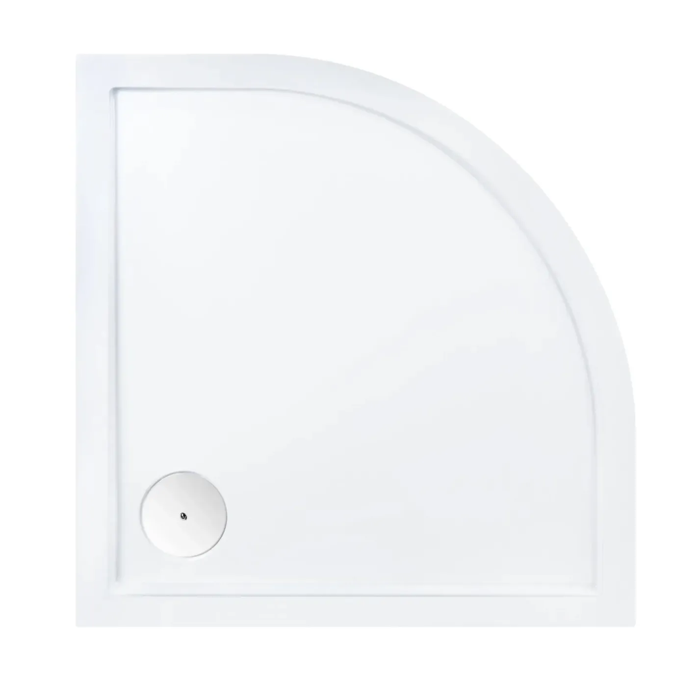 Душовий піддон Qtap Robin 308812C 800x800x120 з сифоном білий (ROBIN308812C) - Фото 1