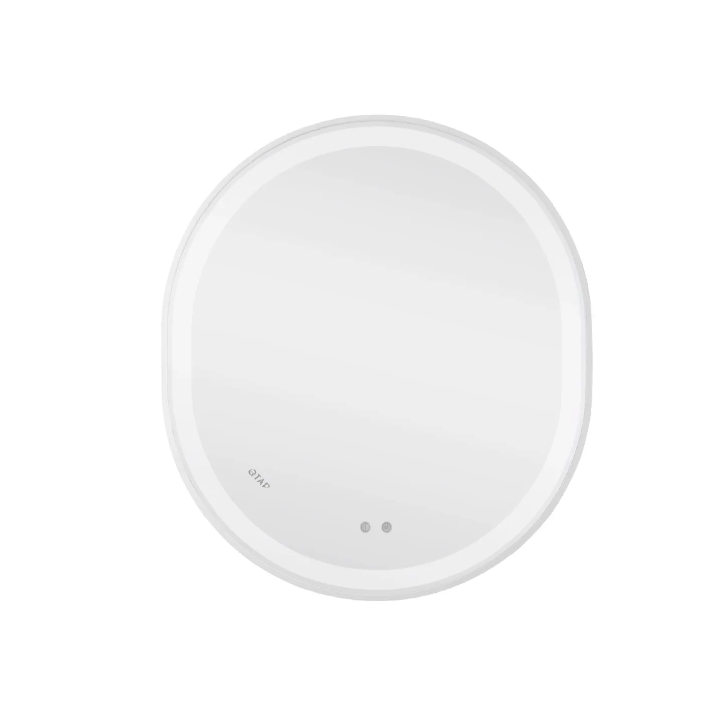 Дзеркало Qtap Gemini 800х700 White, з LED-підсвічуванням та антизапотіванням (QT2578R8071W) - Фото 2