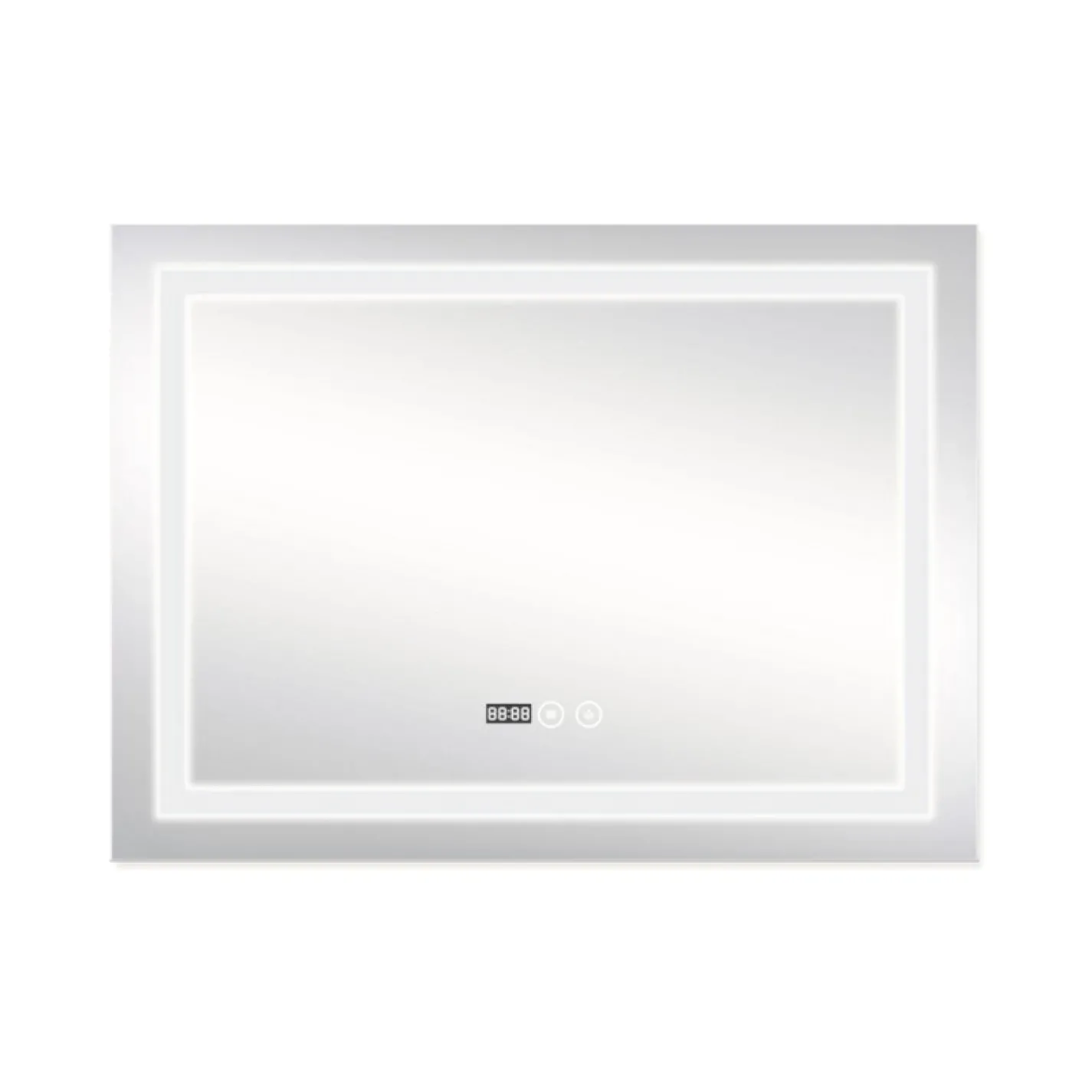 Зеркало Qtap Mideya 800х600 (DC-F904), с LED-подсветкой и антизапотеванием (QT2078F904W) - Фото 1