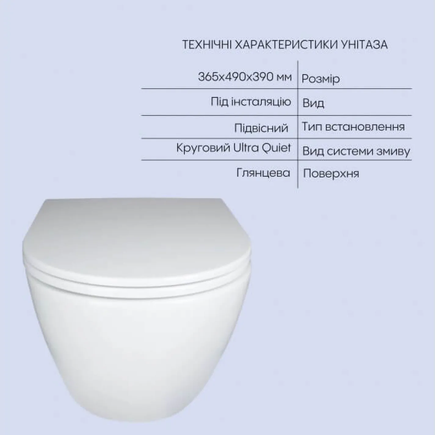 Комплект Qtap Robin 2 в 1: унитаз подвесной Ultra Quiet + биде подвесное - Фото 1