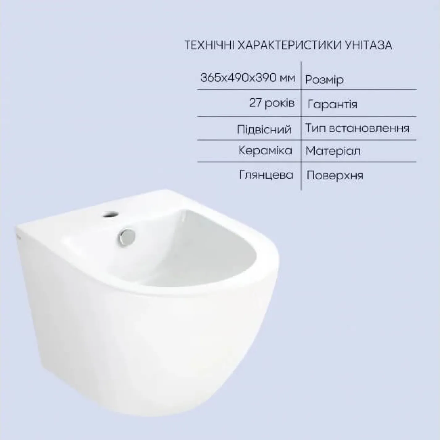Комплект Qtap Robin 2 в 1: унитаз подвесной Ultra Quiet + биде подвесное - Фото 2
