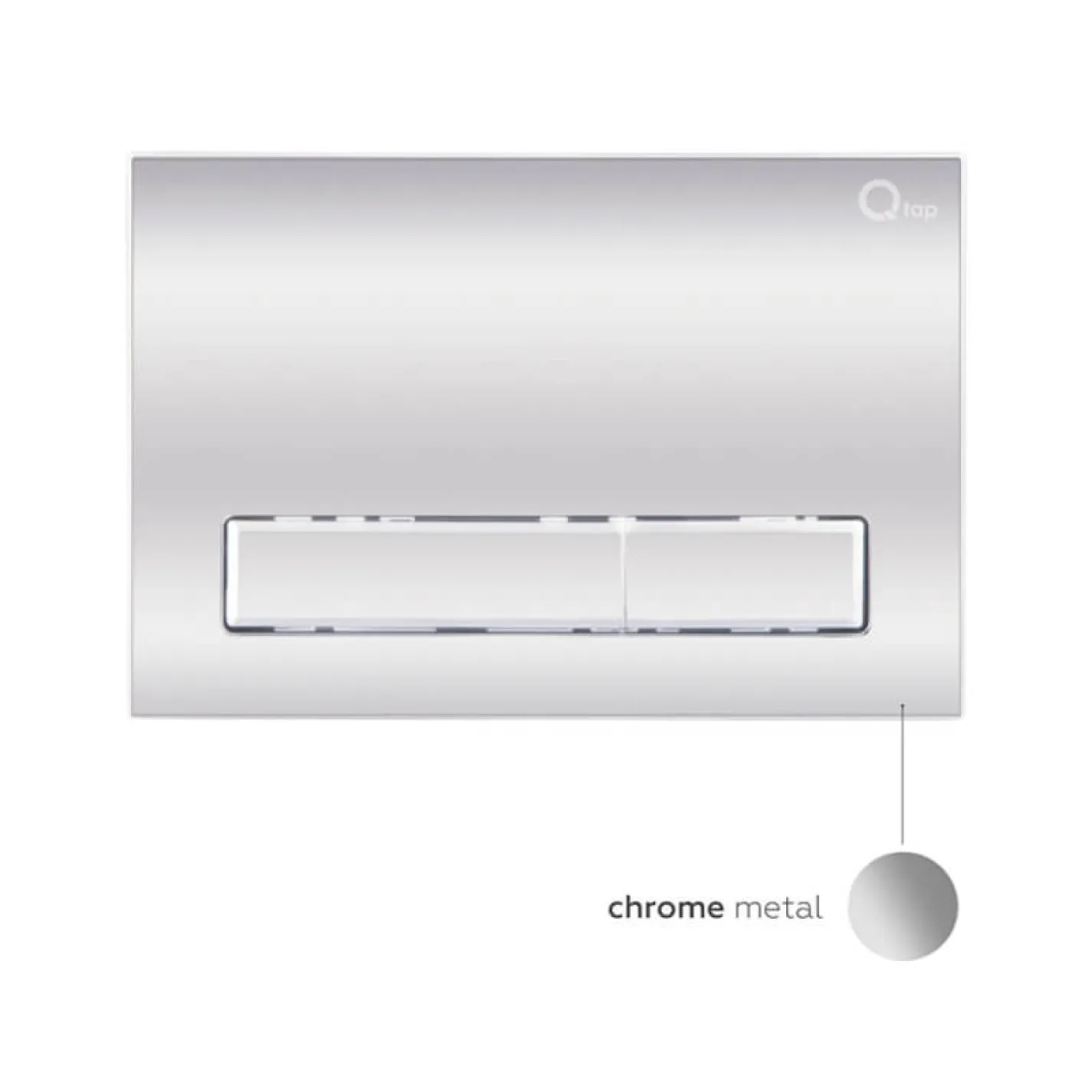 Панель смыва для унитаза Qtap Nest QT0111M08381CRM - Фото 2