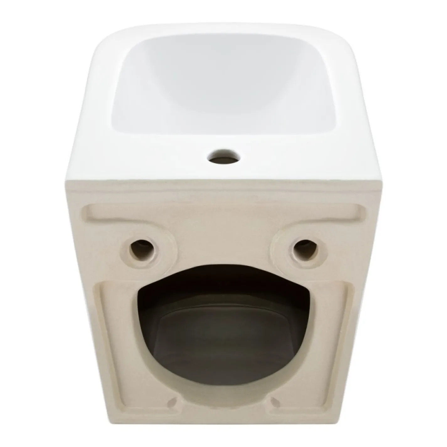 Подвесное биде Qtap Tern 500x360x320 белый (QT17551303GW) - Фото 2