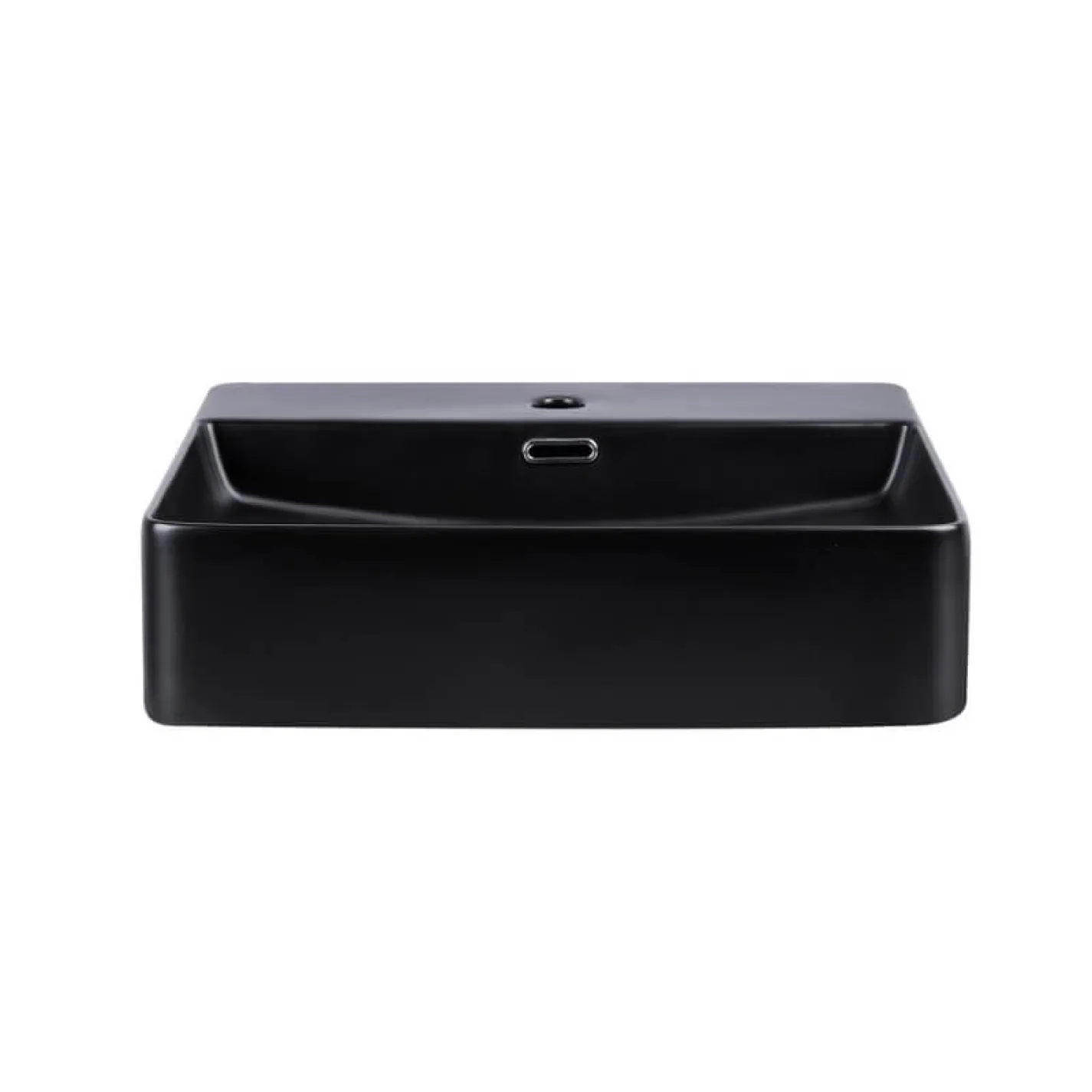 Умывальник Qtap Nando LT 500х420х130 Matt black QT12116146AMB - Фото 2
