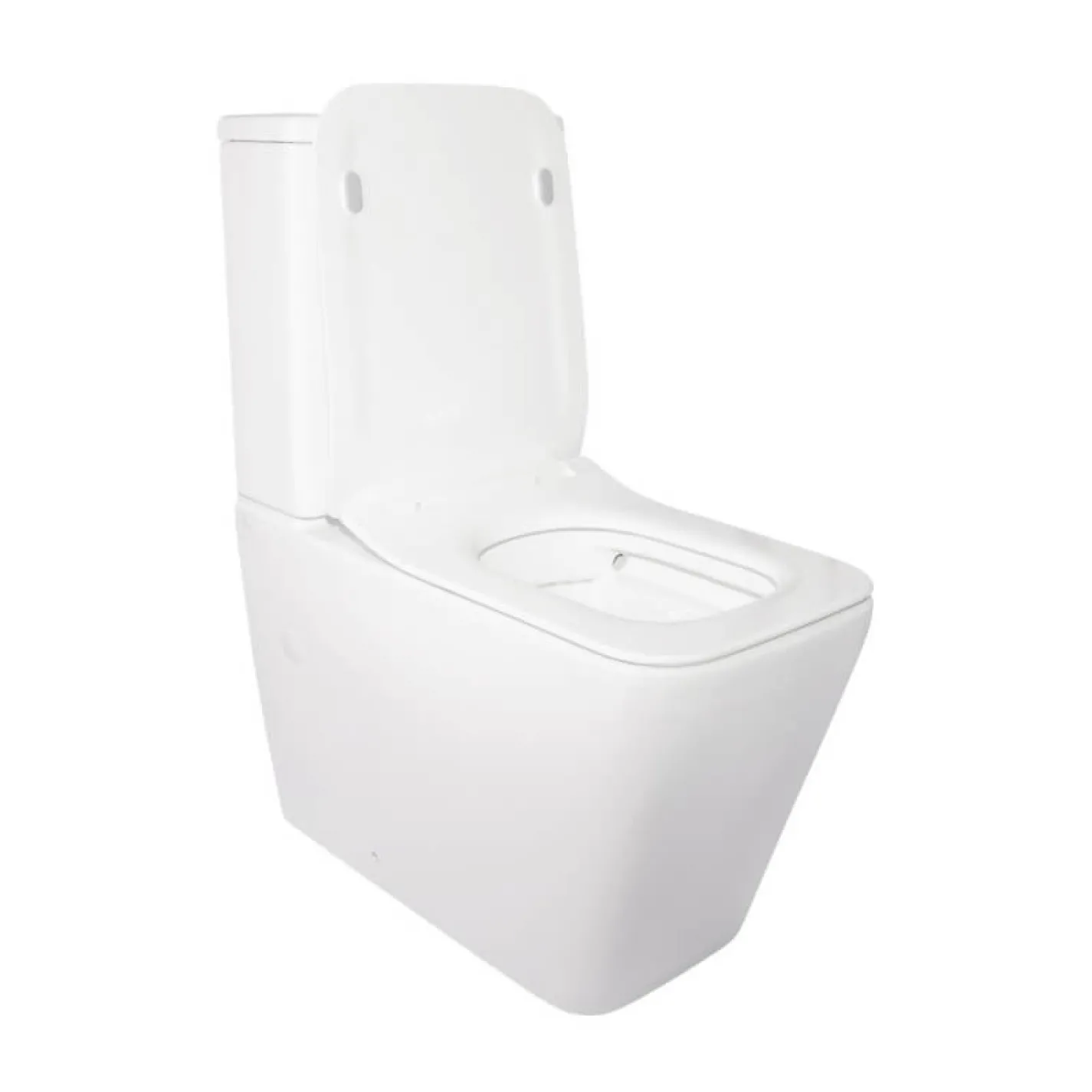 Унитаз-компакт Qtap Crow безободковый с сиденьем Soft-close QT05222170W - Фото 2