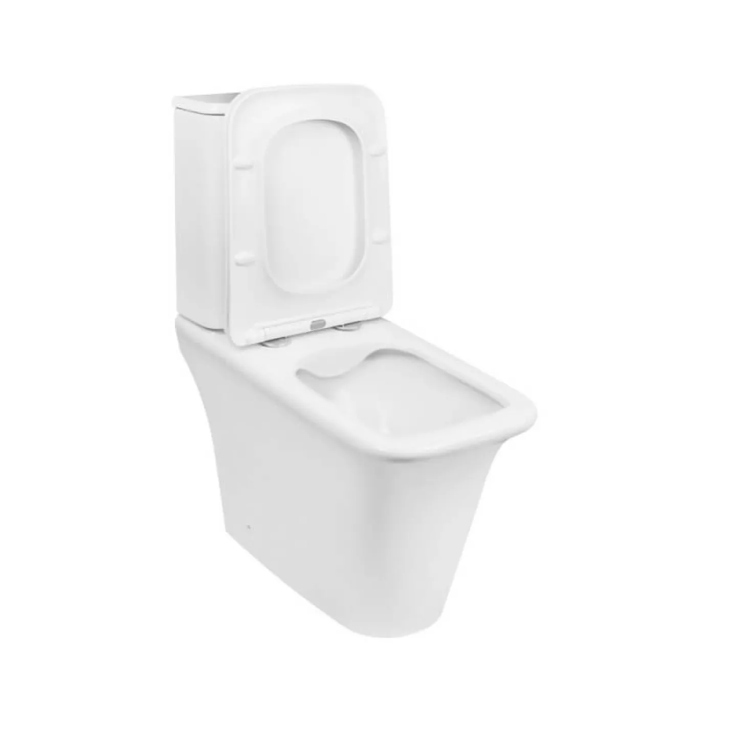 Унитаз-компакт Qtap Kalao безободковый с сиденьем Soft-close QT08221213AW - Фото 1