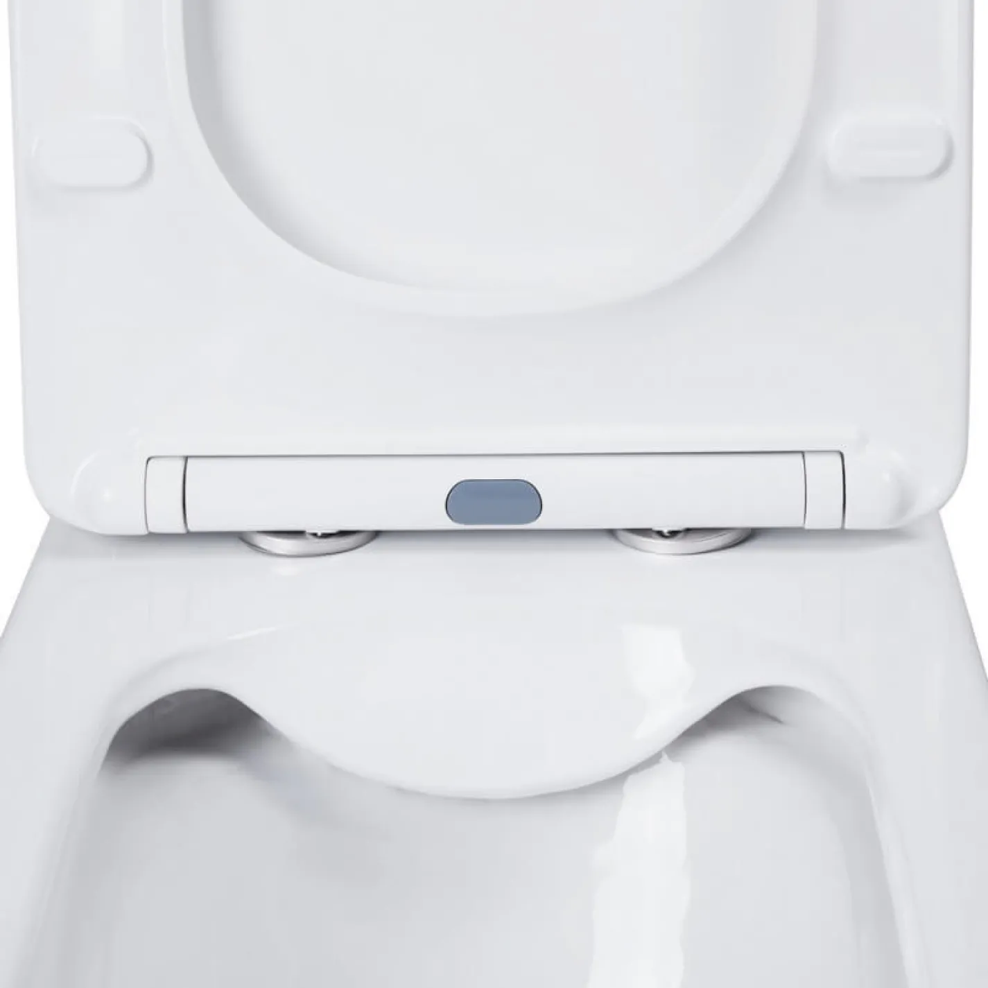 Унитаз-компакт Qtap Nando безободковый с сиденьем Soft-close QT12221222AW - Фото 2