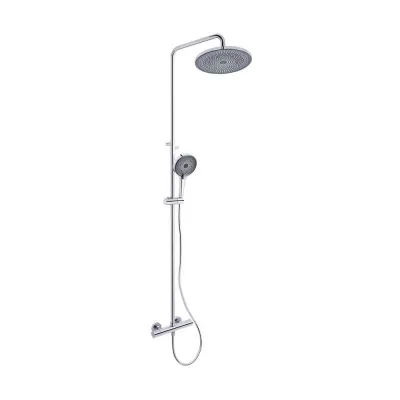 Душевая система Qtap Sloup термостатическая на два потребителя QTSL57103ONC Chrome