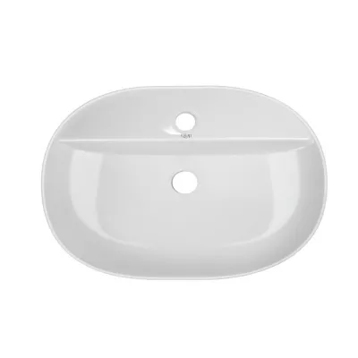 Раковина накладная Qtap Scorpio 600x400x130 белый (QT14118045W)