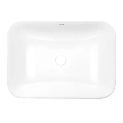 Раковина врезная Qtap Scorpio 610х380х150 белый (QT1411K491WN)