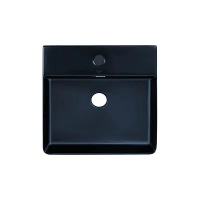 Умывальник Qtap Nando LT 500х420х130 Matt black QT12116146AMB
