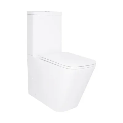 Унитаз напольный Qtap Tern безободковый с сиденьем Soft-close белый (QT17222175AUQ1W)