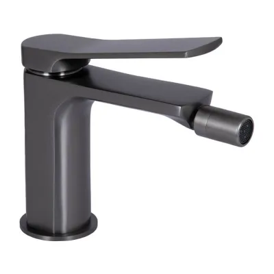 Змішувач для біде Qtap Slavonice Gunmetal Black (QTSLA255GMB45923) 