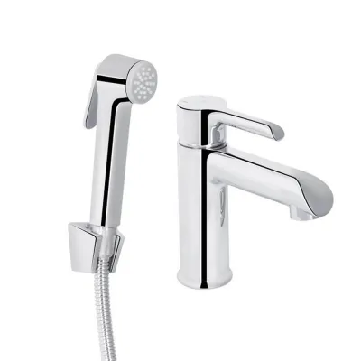 Змішувач для раковини Qtap Grand з гігієнічним душем Chrome (QTGRA272CRM45670)