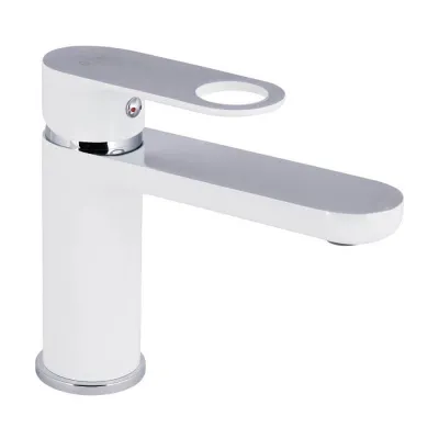 Змішувач для раковини Qtap Jay Chrome/White (QTJAY270CRW45551)