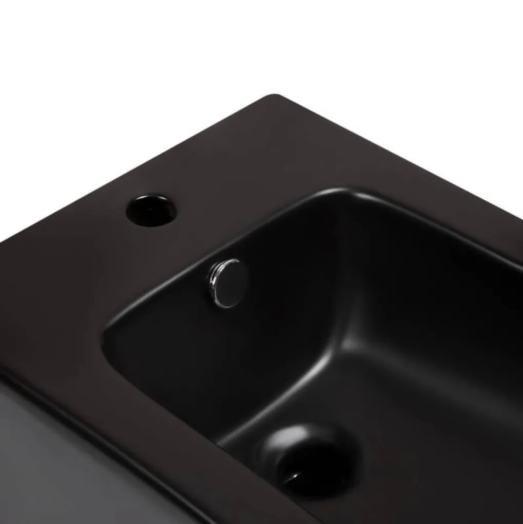 Биде напольное Qtap Scorpio Matt black (QT14441003CMB)- Фото 2
