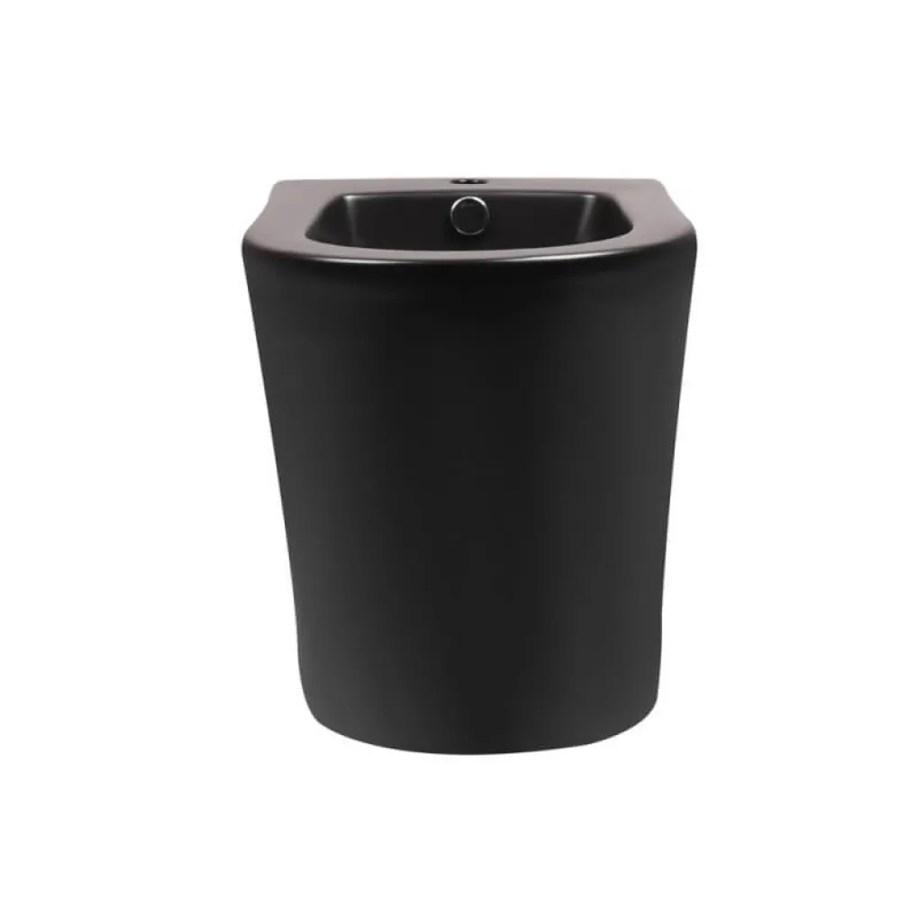 Биде напольное Qtap Scorpio Matt black (QT14441003CMB)- Фото 3