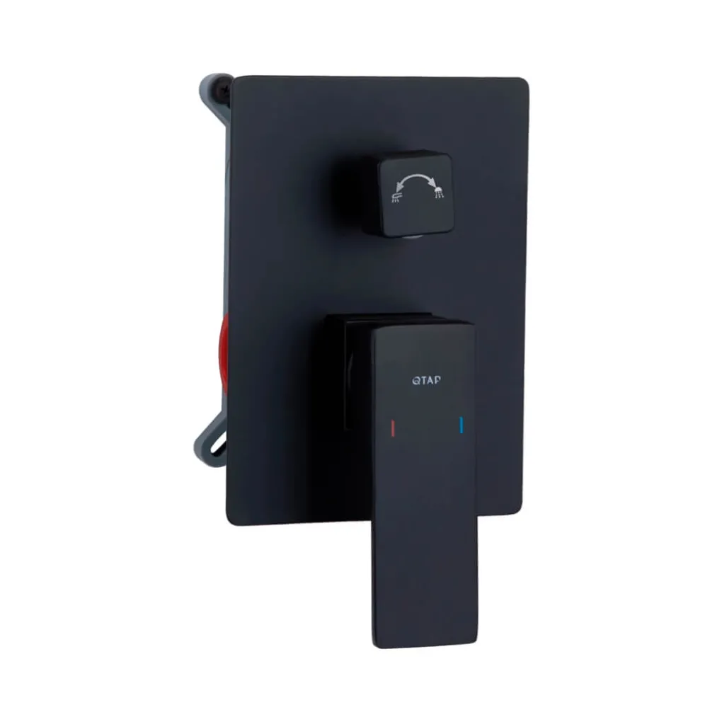 Душова система Qtap Gemini прихованого монтажу, чорна матова (QTGEM113BLM45697)- Фото 3
