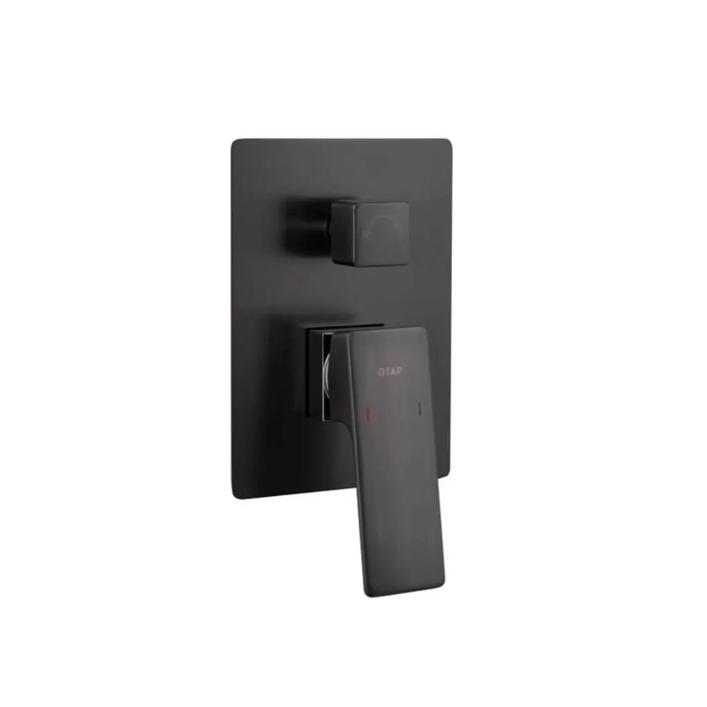 Душевая система Qtap Gemini скрытого монтажа, Gunmetal Black PVD (QTGEM114GMB45704)- Фото 3