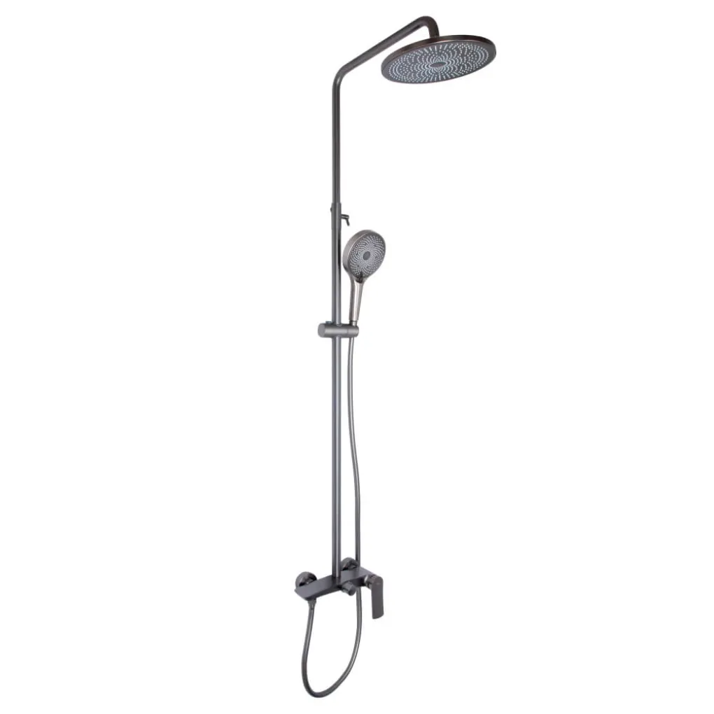 Душова система Qtap Slavonice, Gunmetal Black PVD (QTSLA110GMB45913)- Фото 1