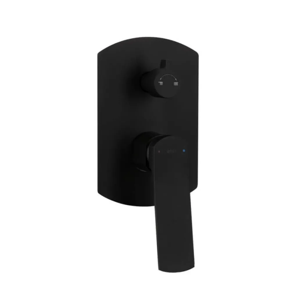 Душевая система Qtap Slavonice скрытого монтажа на два потребителя QTSLA113BLM45900 Black- Фото 3