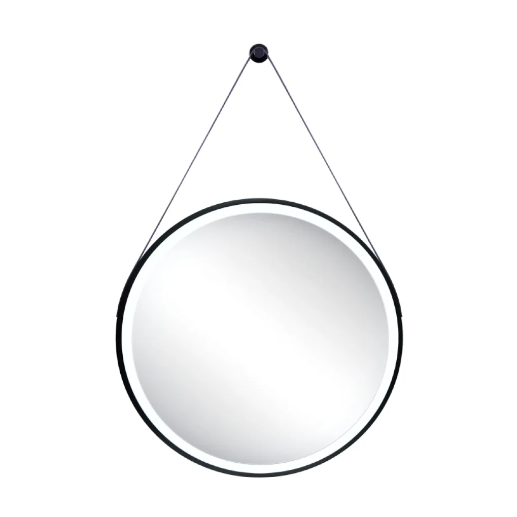 Зеркало Qtap Robin R600, с LED-подсветкой, черный (QT13786502B)- Фото 2
