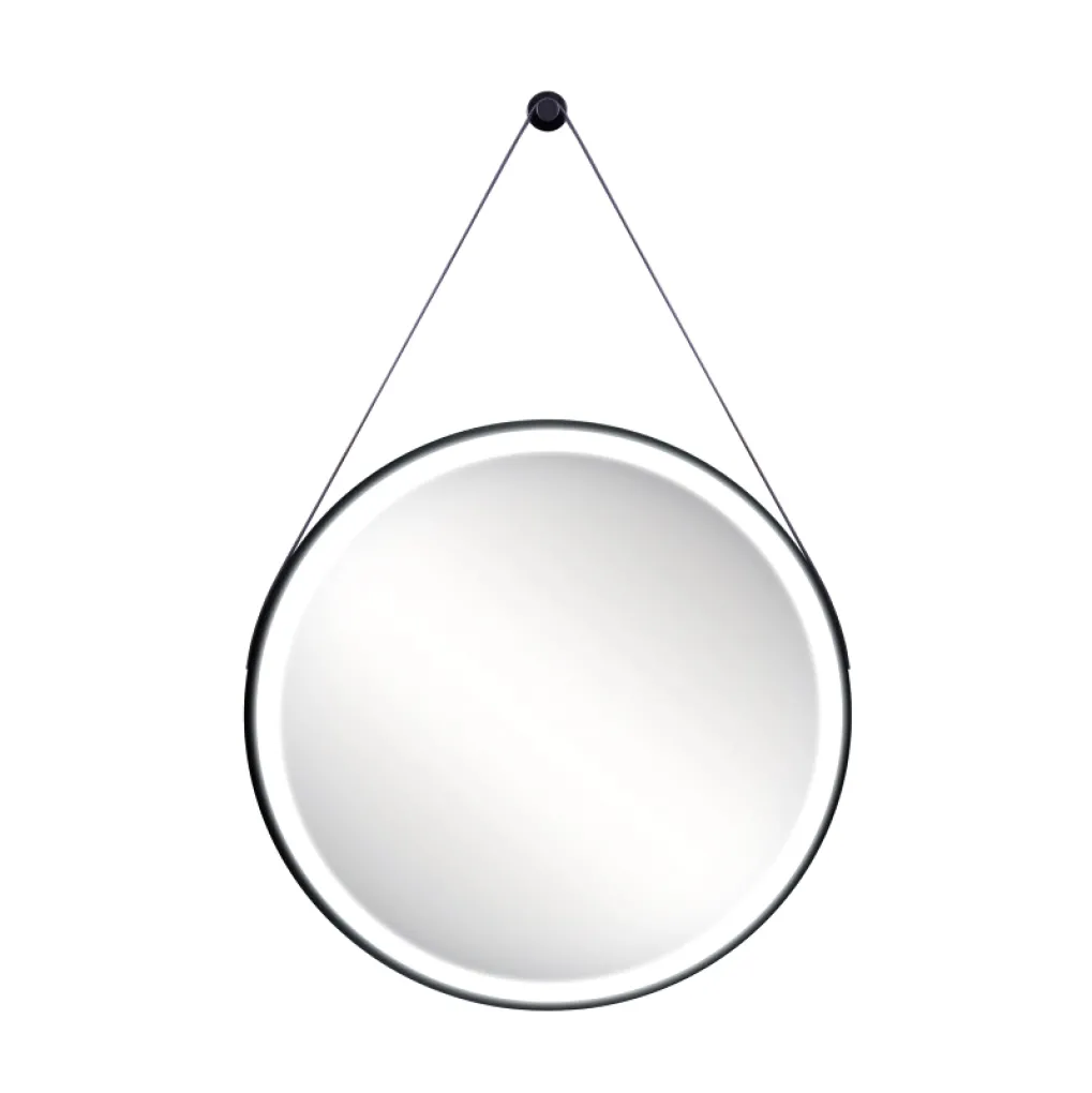Дзеркало Qtap Robin R600, з LED-підсвічуванням, чорний (QT13786502B)- Фото 3