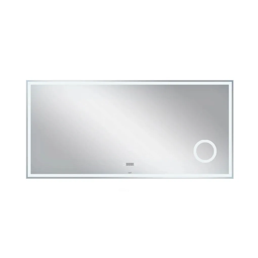 Дзеркало Qtap Stork 1400х700 з LED-підсвічуванням та цифровим годинником (QT1578142270140W)- Фото 3