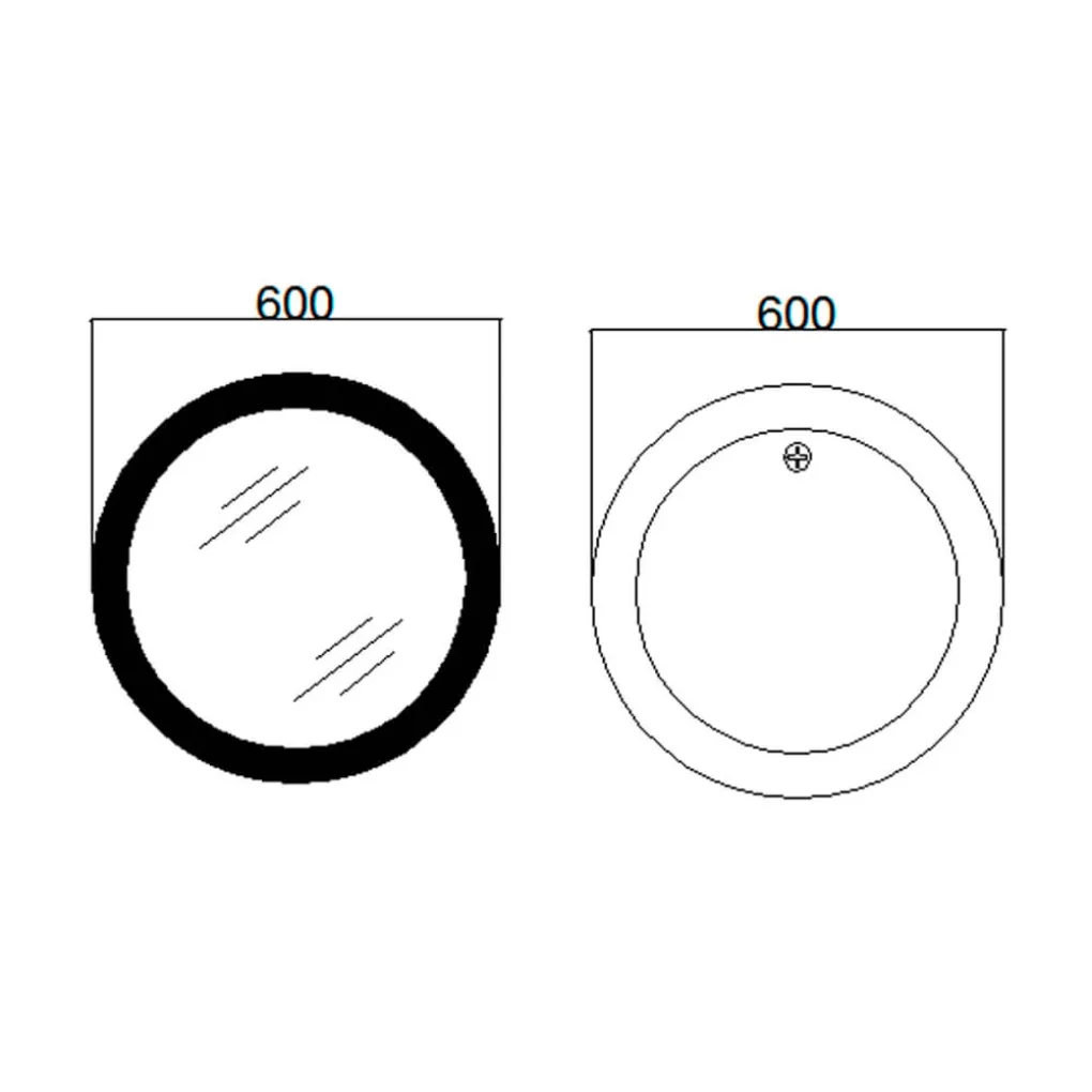 Дзеркало Qtap Taurus R600 з LED-підсвічуванням та антизапотіванням (QT2478R607)- Фото 2