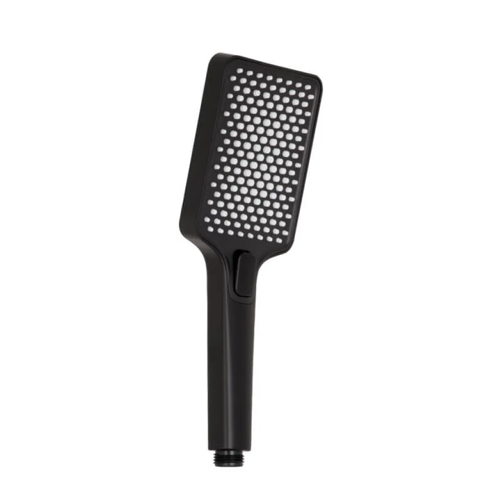 Лейка для ручного душа Qtap Rucni 140x95 Black Matt- Фото 1
