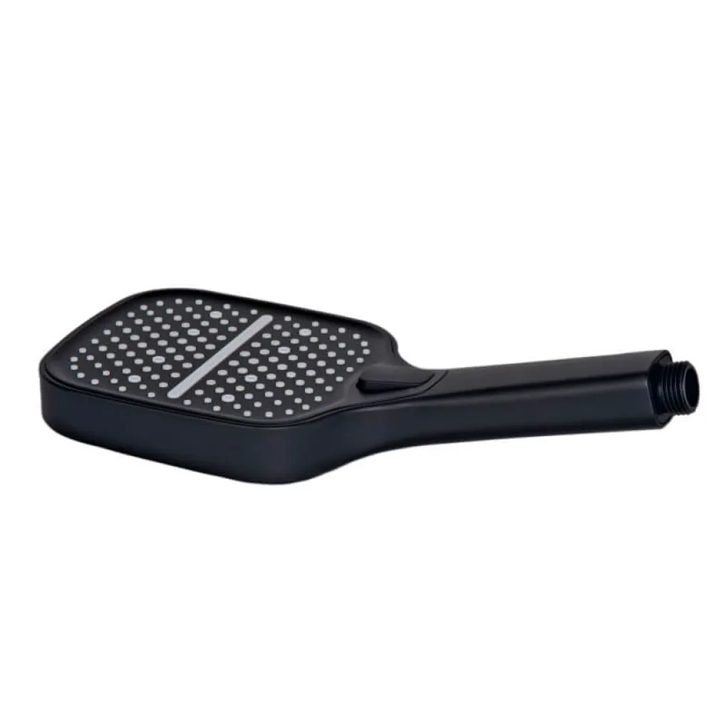 Лейка для ручного душа Qtap Rucni 260x120 Black Matt- Фото 2