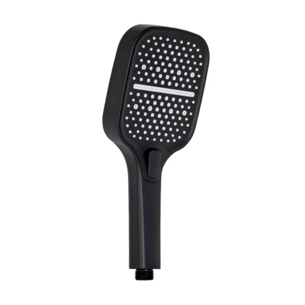 Лейка для ручного душа Qtap Rucni 260x120 Black Matt- Фото 1