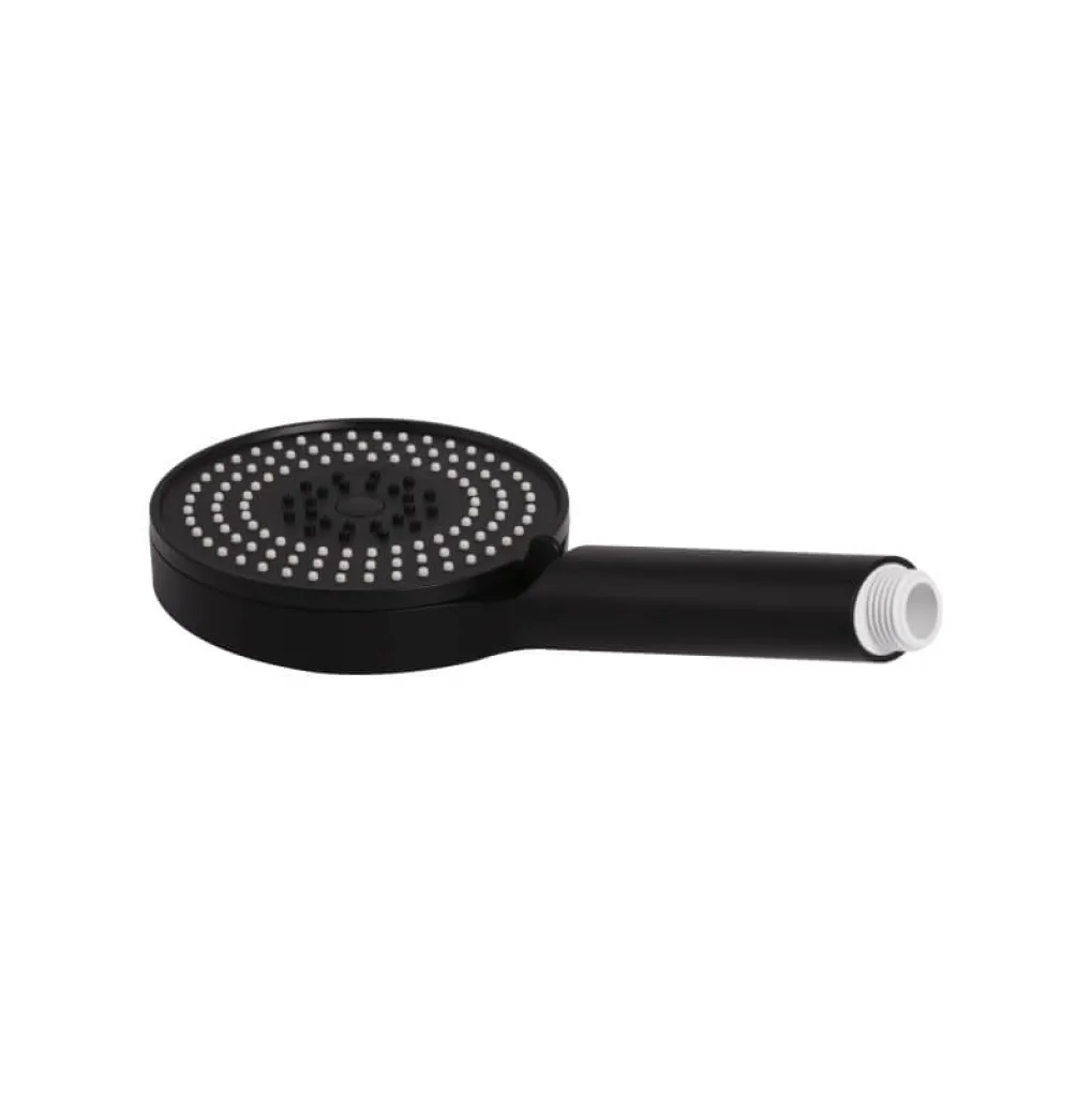 Лійка для ручного душу Qtap Rucni D 130 Black Matt- Фото 3